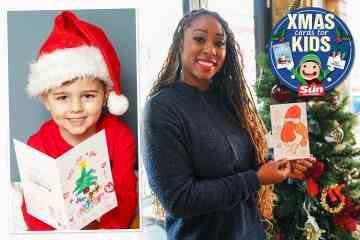 Scarlette Douglas backs Sun reader Xmas cards to help kids with cancer