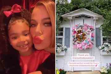 Kardashian-Fans schockiert als riesiges „Schauspielhaus“ von Khloes Tochter auf neuem Bild