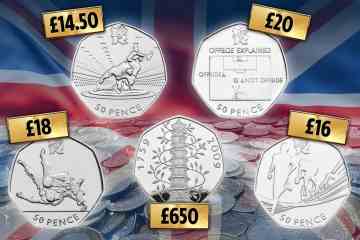 Seltene 50-Pence-Münzen im Umlauf, darunter Kew Gardens im Wert von bis zu 895 £
