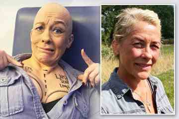 Sarah Beeny gibt Brustkrebs-Update heraus und zeigt „Tattoos“