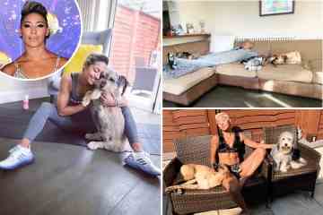Inside Strictly ist der Star von Karen Hauers schöner Londoner Wohnung mit ihren süßen Hunden