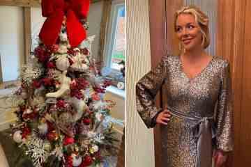 In Sheridan Smiths Weihnachtshaus-Umwandlung mit unglaublichem Baum 