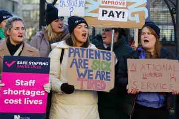 Krankenhäuser müssen diese Woche 65.000 Termine streichen, da der NHS vom größten Streik betroffen ist
