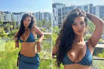 Maya Jama verblüfft Fans in einem Bikini, als sie in Dubai feiert