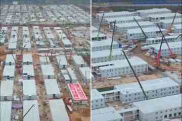 China baut Covid-Quarantänelager für 250.000, wenn die Fälle „kritisch“ werden