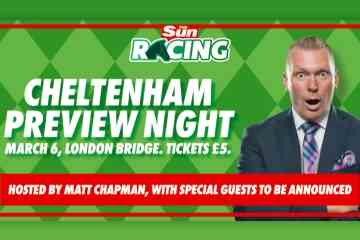 Verpassen Sie nicht die von Matt Chapman moderierte Sun Racing Cheltenham Festival Preview Night