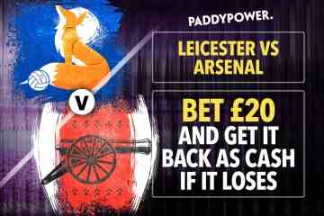 Leicester vs Arsenal Bonus: Erhalten Sie Geld zurück in CASH, wenn Sie verlieren, plus 108-1 Tipps