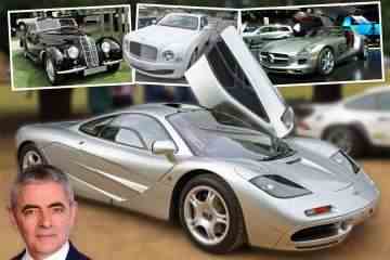 Die erstaunliche Autosammlung von Rowan Atkinson umfasst McLaren F1 im Wert von 9,9 Millionen Pfund und Rolls im Wert von 400.000 Pfund