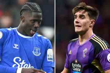 Gunners nähern sich Everton über 50 Millionen Pfund Amadou Onana, Ivan Fresneda NEUESTE