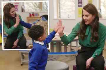 Kate Middleton bezaubert die unter 5-Jährigen in der Londoner Schule für eine neue Kampagne