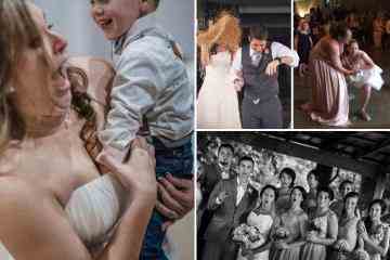 Die lustigste Hochzeit aller Zeiten scheitert ... einschließlich eines sehr frechen kleinen Jungen