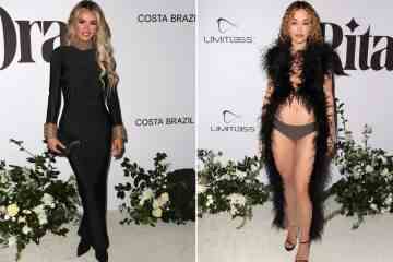 Chloe Sims zeigt unglaubliche Kurven in einem hautengen Kleid bei Rita Oras LA-Party
