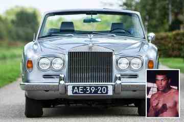 Der atemberaubende Rolls-Royce, der einst im Besitz von Muhammad Ali war, soll für nur 55.000 £ verkauft werden