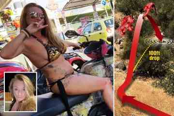 Ein britischer Urlauber überlebt, nachdem er mit einem Quad 100 Fuß in eine Schlucht gestürzt ist
