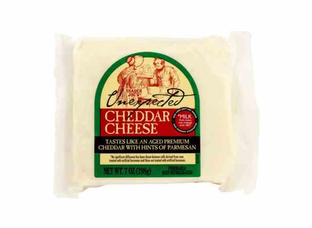 Trader Joes unerwarteter Cheddar-Käse