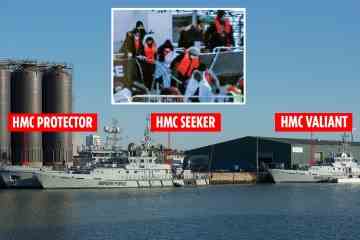 Drei der 5 britischen Boote der Border Force fallen aus, anstatt nach Migranten zu patrouillieren