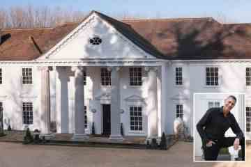 Villa des Magiers Uri Geller im Wert von 8 Millionen £, in der er Partys für Royals und Promis veranstaltete