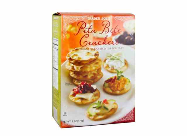 Trader Joe's Pita Bite Cracker mit Meersalz
