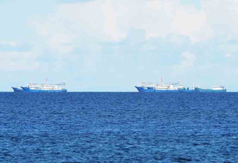 China Maritime Miliz schwärmt von der philippinischen Insel aus