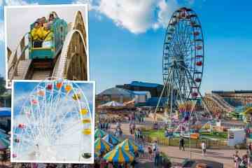 Der im nächsten Monat wiedereröffnete Freizeitpark in Großbritannien bietet Meerblick und die älteste Achterbahn des Landes