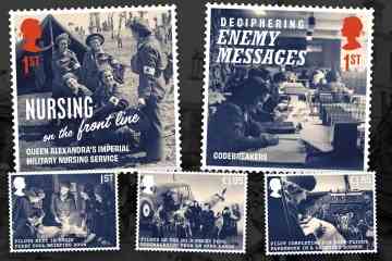Briefmarken feiern außergewöhnliche Frauen des Zweiten Weltkriegs, darunter Krankenschwestern und Codeknacker