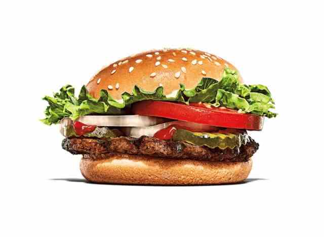 gesündester Fast-Food-Burger – Burger King Whopper Jr.