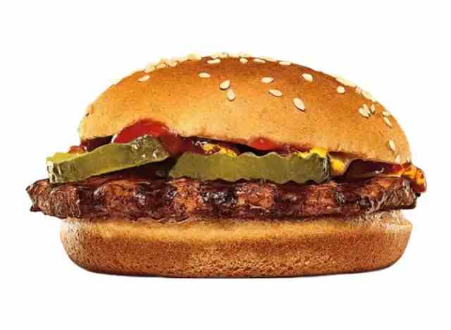 gesündester Fast-Food-Burger von Burger King 