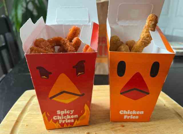 Burger King Spicy Chicken und Classic Chicken Fries