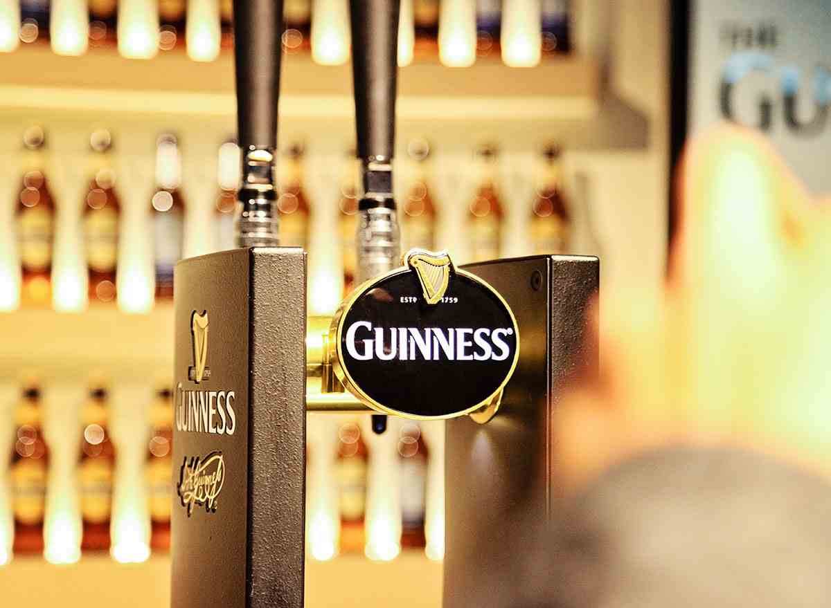 Guinness-Harfenlogo vom Fass