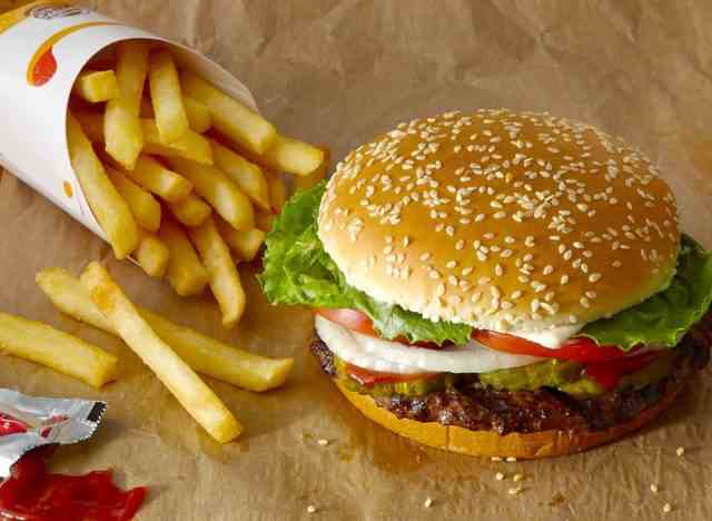Burger King – Cheeseburger-Mahlzeit