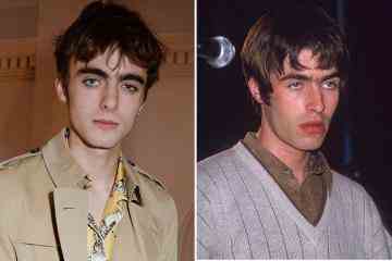 Lennon Gallagher ist das Ebenbild von Oasis-Star-Vater Liam, als er sich dem Mode-Set der Burberry-Show anschließt