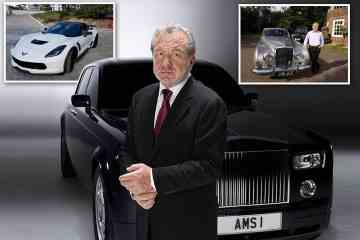 Alan Sugars Autosammlung umfasst Rolls-Royce & Elton Johns Bentley im Wert von 300.000 £