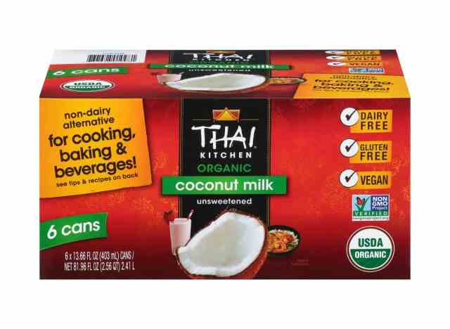 thailändische Küche Bio-Kokosmilch 6er-Pack