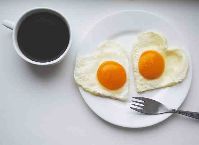 Kaffee und Eier