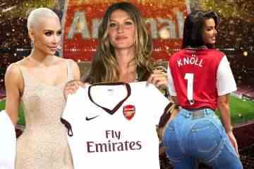 Arsenal hat einige der glamourösesten Fans der Welt wie Kim K und Gisele Bündchen