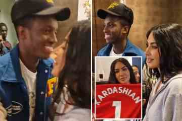 Arsenal-Fans fürchten Kardashian-Fluch, nachdem Nketiah ihr Trikot geschenkt hat