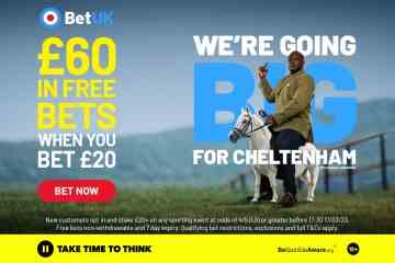 Get £60 in free bets when you bet £20 with Bet UK this week