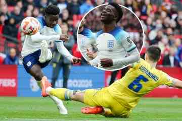 England-Fans schwärmen von „Cheat-Code“ Saka, als er in vier Minuten Tore schießt und assistiert