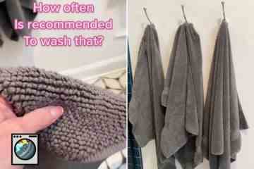 Die Putzfrau löst eine Debatte aus, indem sie zugibt, wie oft sie alles wäscht