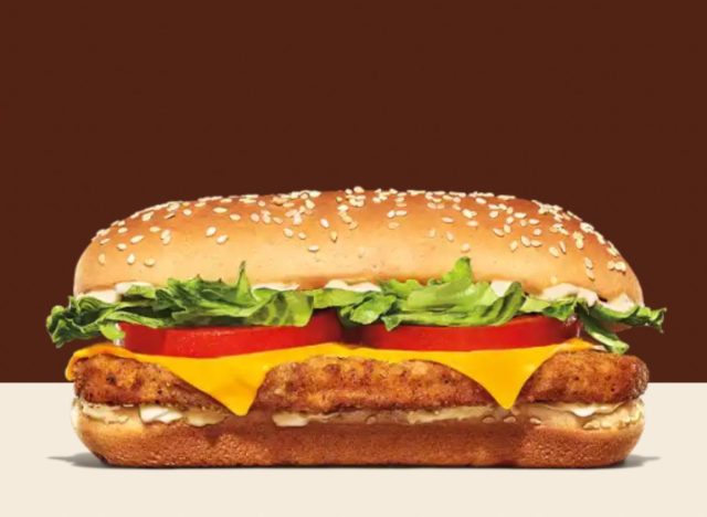 Das American Original Chicken Sandwich von Burger King