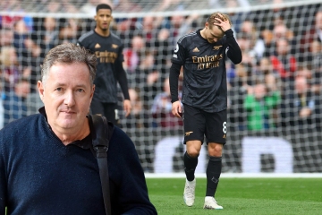 Piers Morgan knallt Arsenals Verteidigung gegen Aston Villa in X-bewerteter Explosion