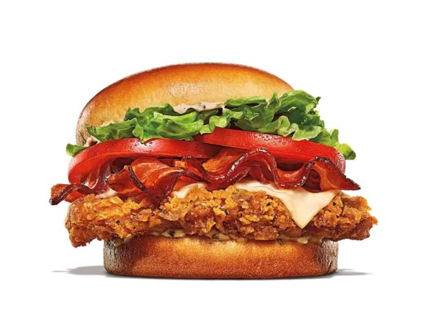 Burger King's Bacon and Swiss Royal Crispy Chicken Sandwich