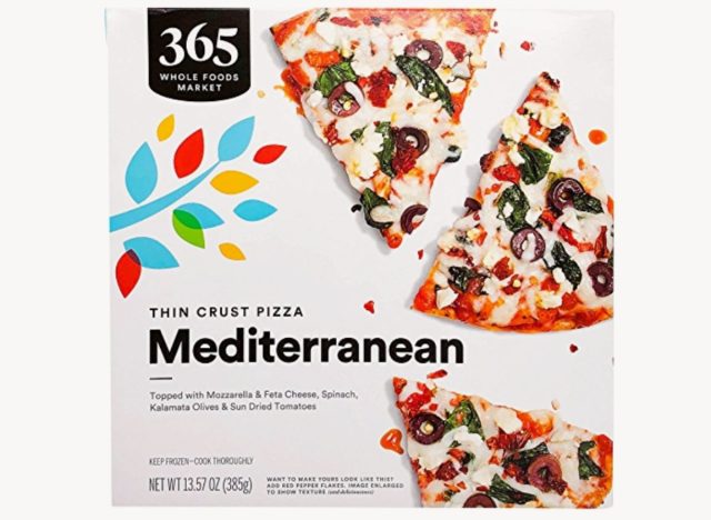 Whole foods Mediterranean frozen pizza