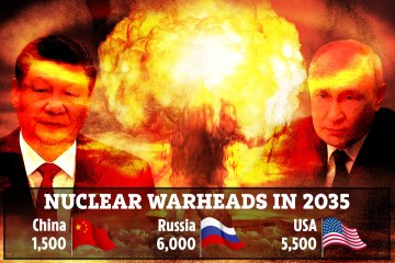 Erschreckende Art und Weise, wie Putin Chinas Nukleararsenal auf ein Weltuntergangsniveau steigert