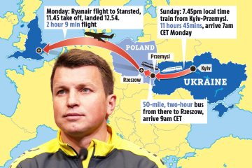 Die Horrorreise des ukrainischen Teams nach England mit einer 16-stündigen Reise