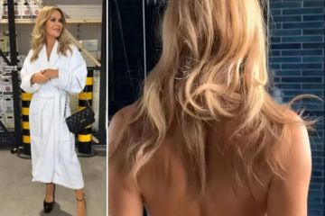 Amanda Holden zieht sich nackt aus, als sie Fans hinter die Kulissen von BGT führt