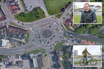 Wir wohnen neben Großbritanniens „am meisten gehassten“ Kreisverkehr … er wurde von einem Verrückten entworfen
