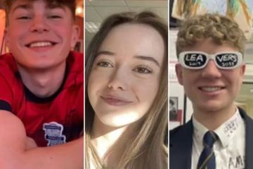 Hommage an drei jugendliche Freunde, die bei einem Unfall ums Leben kamen, als sie von der Schule nach Hause gingen