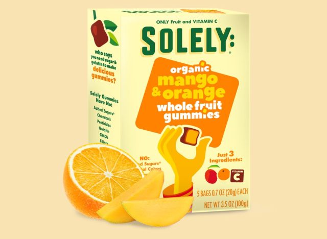 Soley Organic Mango und Orange Whole Fruit Gummies