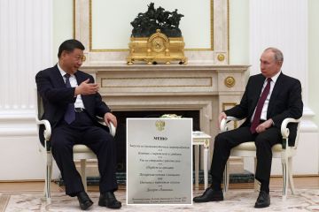 In Putins „Luxus-Abendessen“ mit Wildbret und Pavlova, das er mit Xi teilte